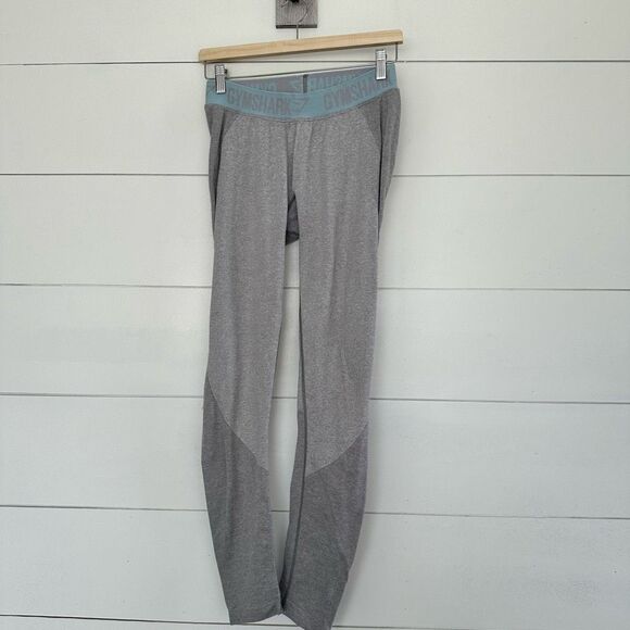Gymshark Women’s Medium Grey Blue Leggings - Picture 1 of 4